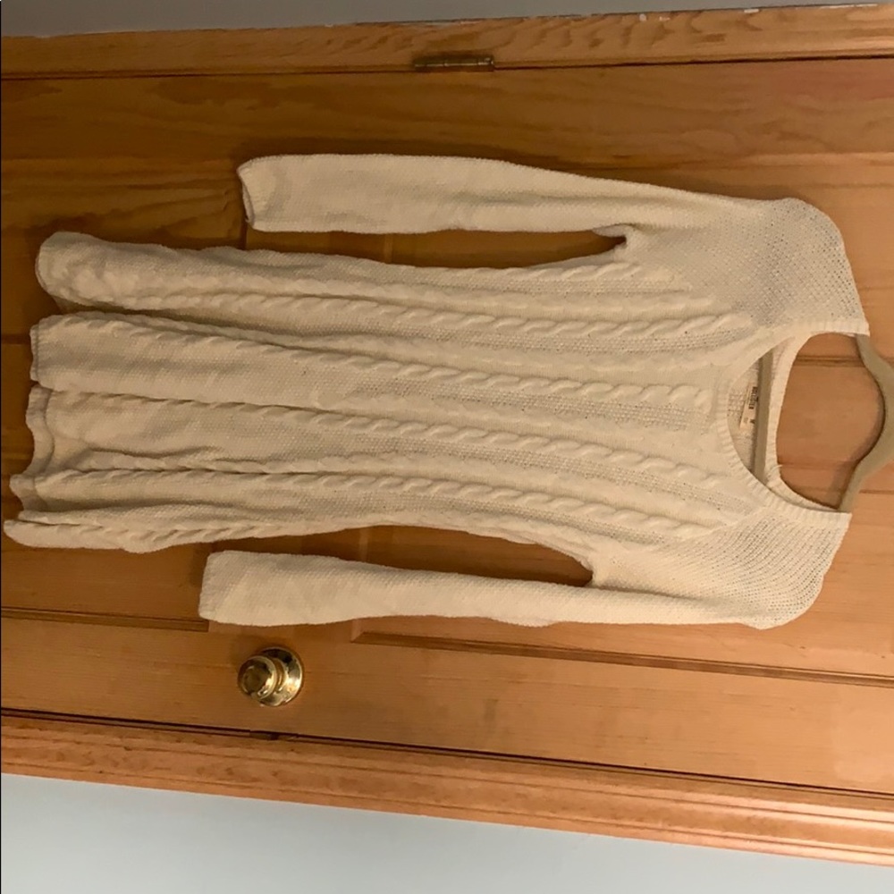 Off White Sweater Dress